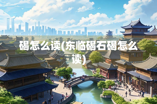 碣怎么读(东临碣石碣怎么读)