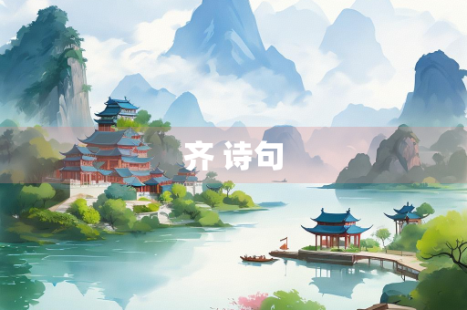 齐 诗句