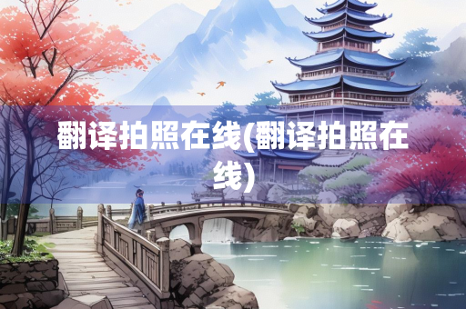 翻译拍照在线(翻译拍照在线)