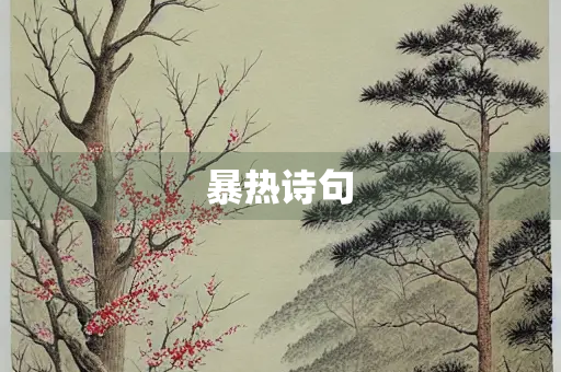 暴热诗句