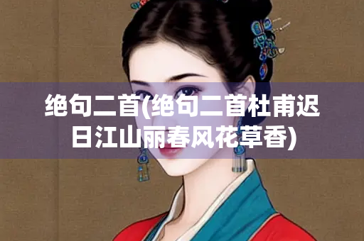 绝句二首(绝句二首杜甫迟日江山丽春风花草香)