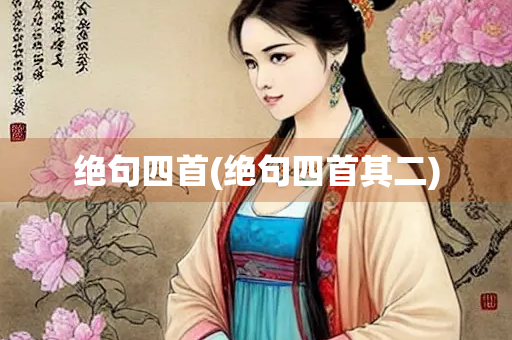 绝句四首(绝句四首其二)