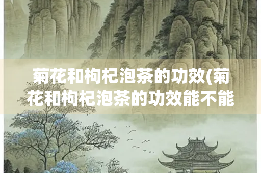 菊花和枸杞泡茶的功效(菊花和枸杞泡茶的功效能不能加桂圆)