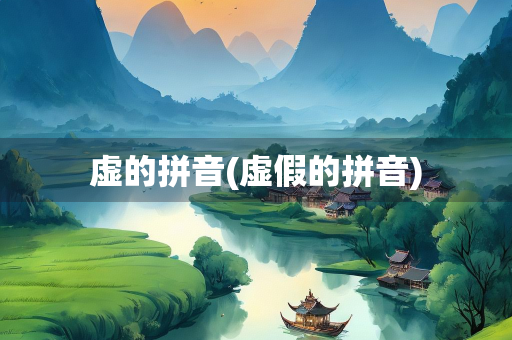 虚的拼音(虚假的拼音)