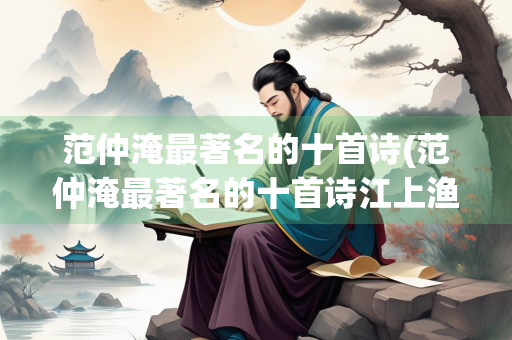 范仲淹最著名的十首诗(范仲淹最著名的十首诗江上渔者)