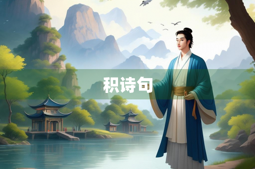积诗句