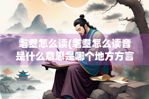耄耋怎么读(耄耋怎么读音是什么意思是哪个地方方言)