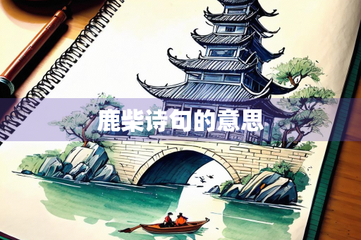 鹿柴诗句的意思