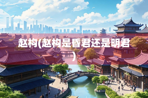 赵构(赵构是昏君还是明君)