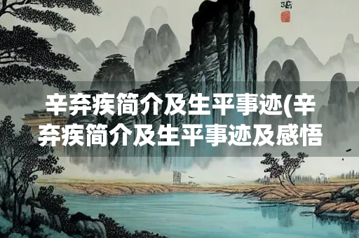 辛弃疾简介及生平事迹(辛弃疾简介及生平事迹及感悟)