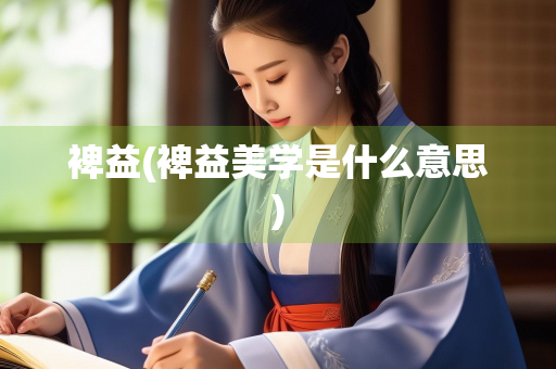 裨益(裨益美学是什么意思)