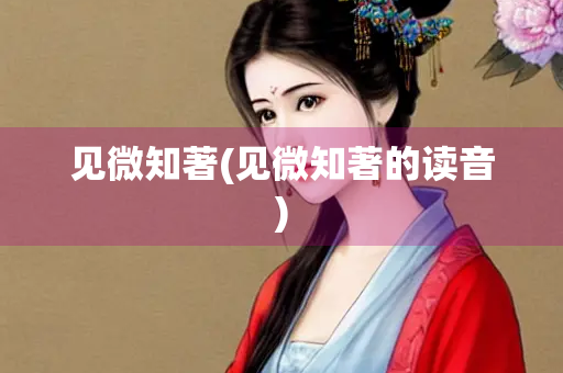 见微知著(见微知著的读音)