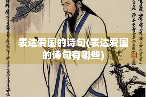 表达爱国的诗句(表达爱国的诗句有哪些)