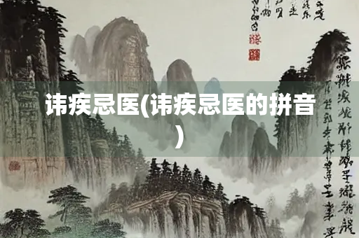 讳疾忌医(讳疾忌医的拼音)