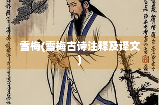 雪梅(雪梅古诗注释及译文)