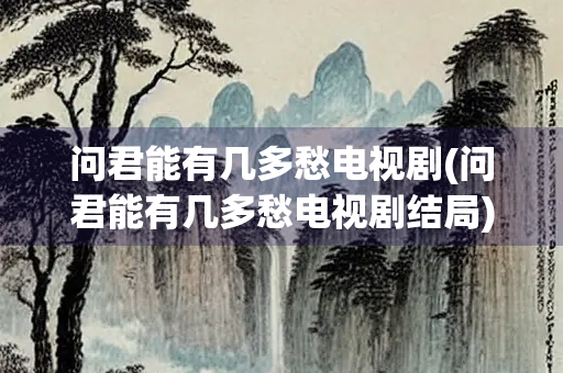 问君能有几多愁电视剧(问君能有几多愁电视剧结局)