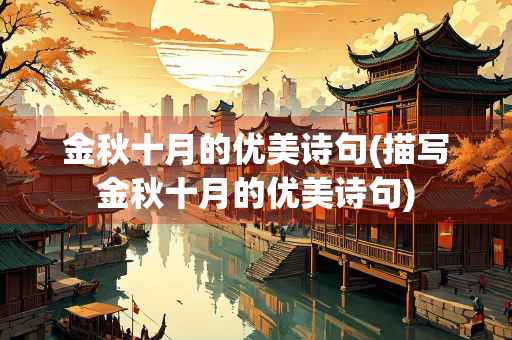 金秋十月的优美诗句(描写金秋十月的优美诗句)