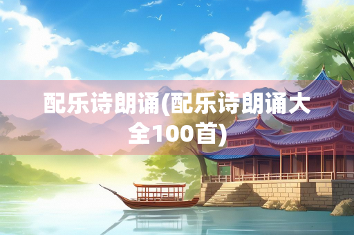 配乐诗朗诵(配乐诗朗诵大全100首)