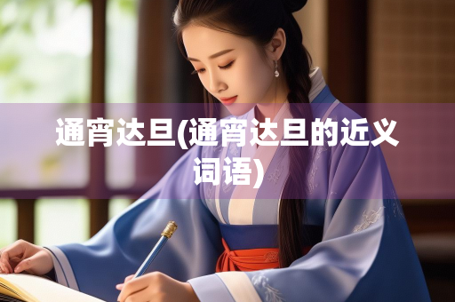 通宵达旦(通宵达旦的近义词语)