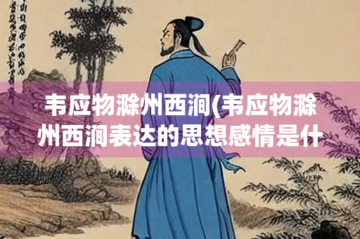 韦应物滁州西涧(韦应物滁州西涧表达的思想感情是什么)
