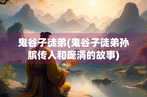 鬼谷子徒弟(鬼谷子徒弟孙膑传人和庞涓的故事)