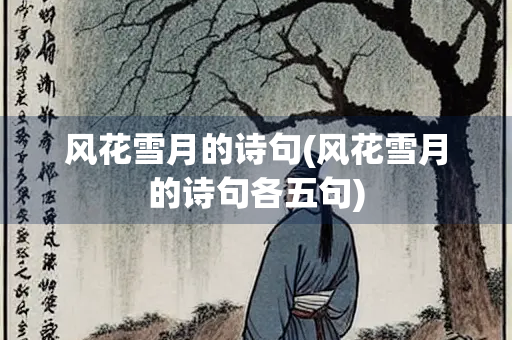 风花雪月的诗句(风花雪月的诗句各五句)