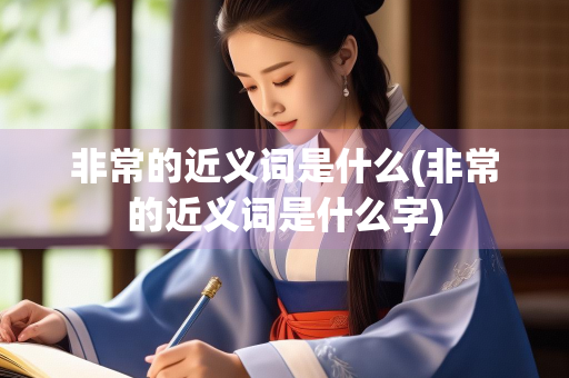 非常的近义词是什么(非常的近义词是什么字)