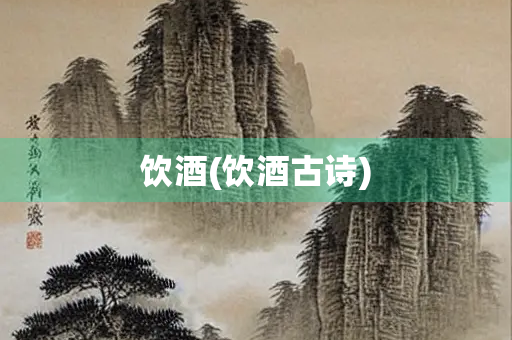饮酒(饮酒古诗)