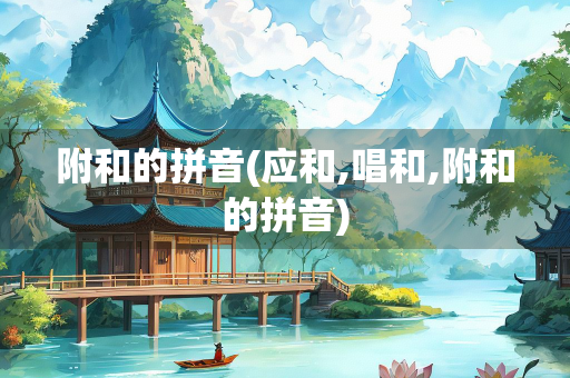 附和的拼音(应和,唱和,附和的拼音)