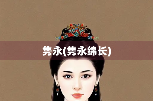 隽永(隽永绵长)