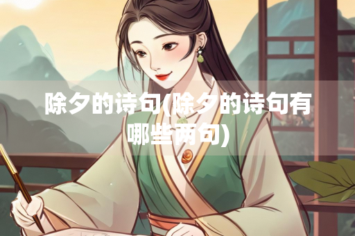 除夕的诗句(除夕的诗句有哪些两句)