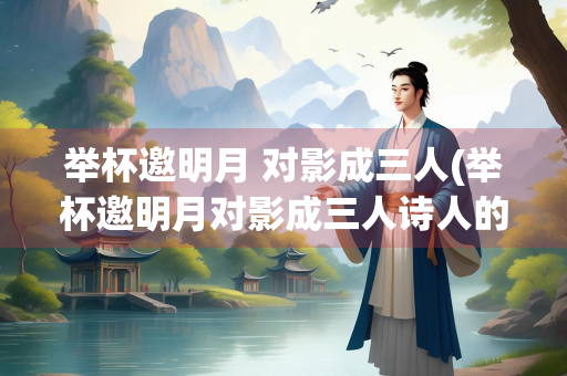 举杯邀明月 对影成三人(举杯邀明月对影成三人诗人的情感)
