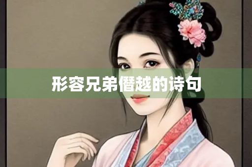 形容兄弟僭越的诗句