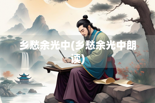 乡愁余光中(乡愁余光中朗读)