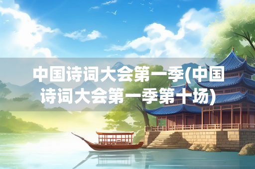 中国诗词大会第一季(中国诗词大会第一季第十场)