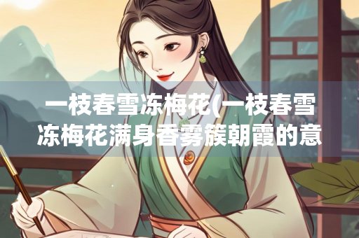 一枝春雪冻梅花(一枝春雪冻梅花满身香雾簇朝霞的意思)