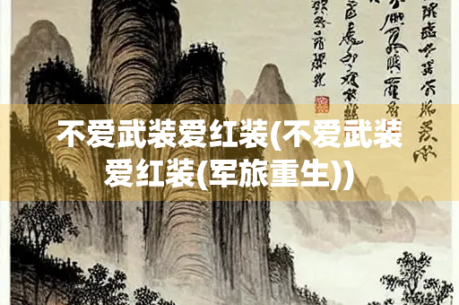 不爱武装爱红装(不爱武装爱红装(军旅重生))