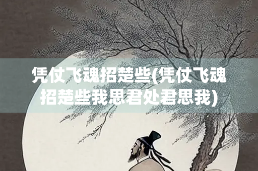 凭仗飞魂招楚些(凭仗飞魂招楚些我思君处君思我)