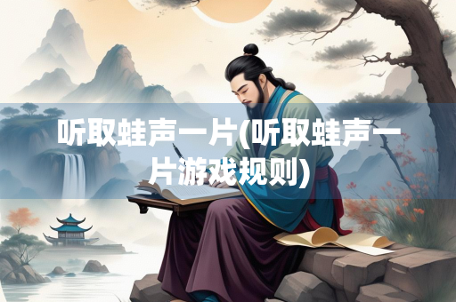 听取蛙声一片(听取蛙声一片游戏规则)