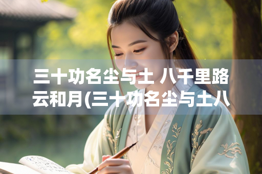三十功名尘与土 八千里路云和月(三十功名尘与土八千里路云和月作者)