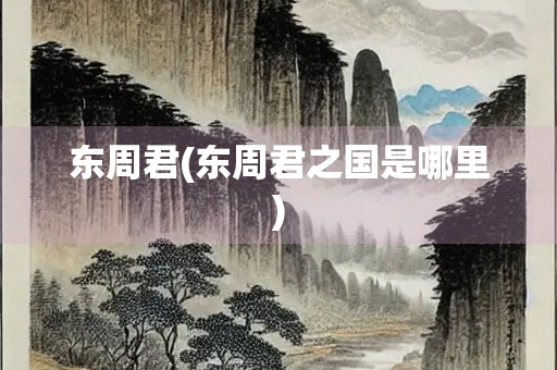 东周君(东周君之国是哪里)