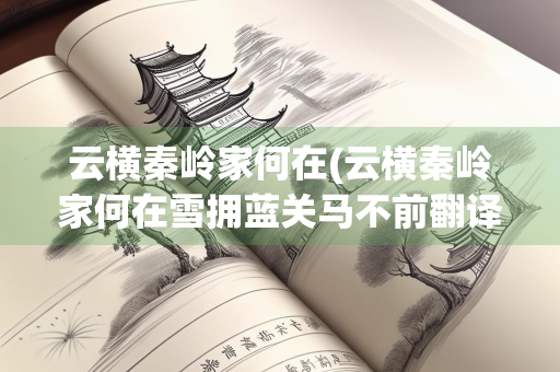 云横秦岭家何在(云横秦岭家何在雪拥蓝关马不前翻译)