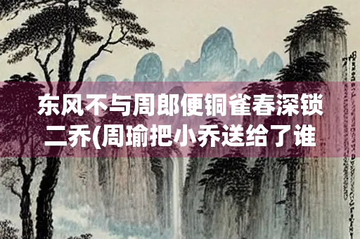 东风不与周郎便铜雀春深锁二乔(周瑜把小乔送给了谁)