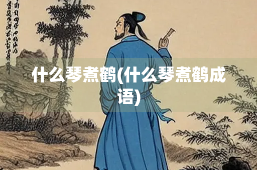 什么琴煮鹤(什么琴煮鹤成语)