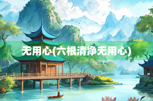 无用心(六根清净无用心)