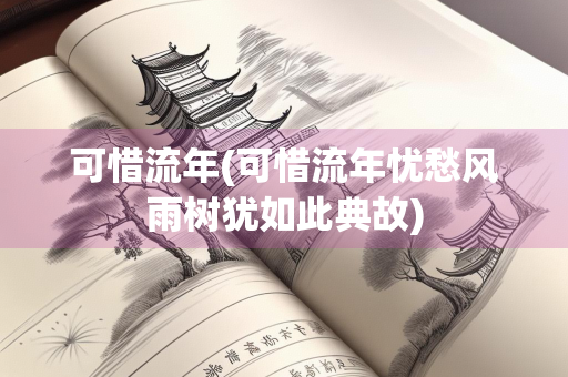 可惜流年(可惜流年忧愁风雨树犹如此典故)