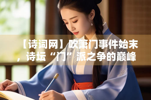 【诗词网】吹箫门事件始末，诗坛“门”派之争的巅峰