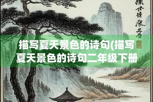 描写夏天景色的诗句(描写夏天景色的诗句二年级下册)