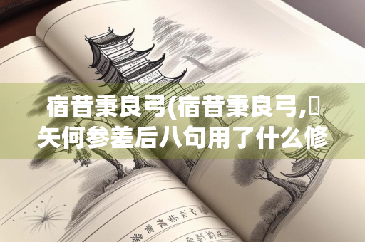 宿昔秉良弓(宿昔秉良弓,楛矢何参差后八句用了什么修辞手法)
