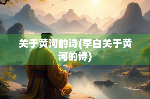 关于黄河的诗(李白关于黄河的诗)